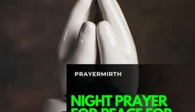 Night Prayer For Peace For My Husband