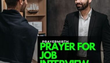 Prayer For Job Interview Success Today