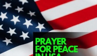 Prayer For Peace In USA
