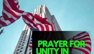 Prayer For Unity In America