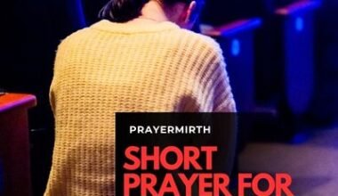 Short Prayer For Financial Help
